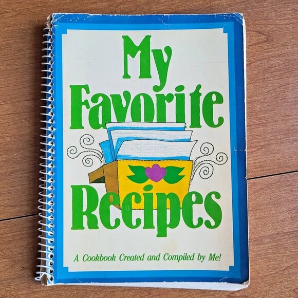 1981 My Favorite Recipes Cookbook Created Compiled Journal Handwritten Lot of 4 - Picture 6 of 11